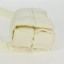 BOTTEGA VENETA INTRECCIATO Cassette Shoulder Bag Nylon White Auth 131085M-4