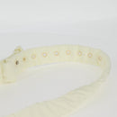 BOTTEGA VENETA INTRECCIATO Cassette Shoulder Bag Nylon White Auth 131085M-14