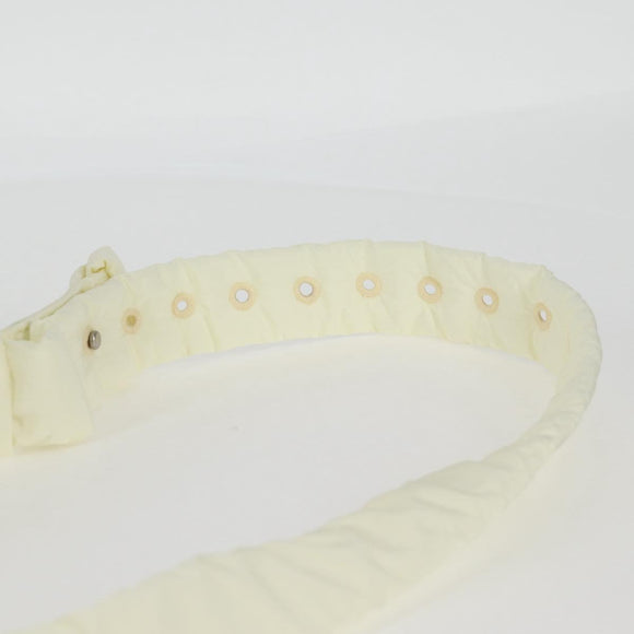 BOTTEGA VENETA INTRECCIATO Cassette Shoulder Bag Nylon White Auth 131085M