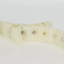 BOTTEGA VENETA INTRECCIATO Cassette Shoulder Bag Nylon White Auth 131085M-8