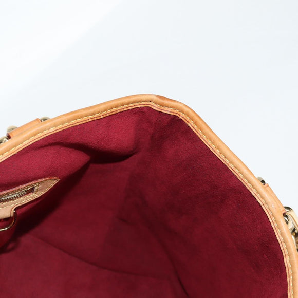 LOUIS VUITTON Monogram Multicolor Annie MM Tote Bag White M40307 LV Auth 131091V