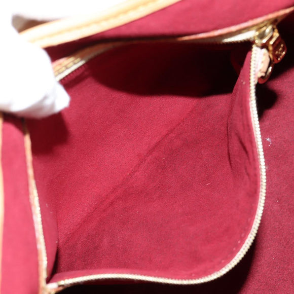 LOUIS VUITTON Monogram Multicolor Annie MM Tote Bag White M40307 LV Auth 131091V