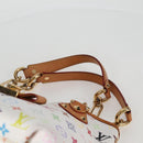 LOUIS VUITTON Monogram Multicolor Annie MM Tote Bag White M40307 LV Auth 131091V-8