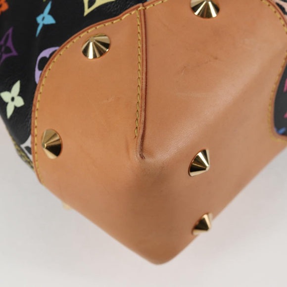 LOUIS VUITTON Monogram Multicolore Judy MM Tasche 2-Wege Schwarz M40256 Auth 131092V