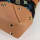 LOUIS VUITTON Monogram Multicolore Judy MM Tasche 2-Wege Schwarz M40256 Auth 131092V-16