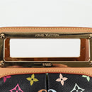 LOUIS VUITTON Monogram Multicolore Judy MM Tasche 2-Wege Schwarz M40256 Auth 131092V-17