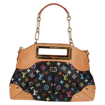 LOUIS VUITTON Monogram Multicolor Judy MM Bag 2Way Black M40256 Auth 131092V - 0