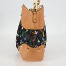 LOUIS VUITTON Monogram Multicolore Judy MM Tasche 2-Wege Schwarz M40256 Auth 131092V-4
