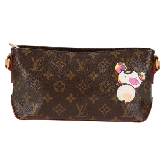 LOUIS VUITTON Monogram Panda Trotteur Shoulder Bag M51241 LV Auth 131094SV
