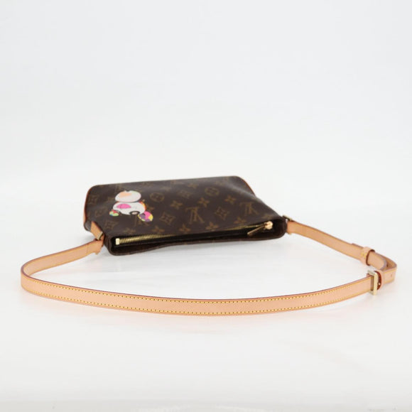 LOUIS VUITTON Monogram Panda Trotteur Shoulder Bag M51241 LV Auth 131094SV