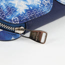LOUIS VUITTON Bandana Etui Lunet GM Glasses Case Blue GI0764 Auth 131099M-8