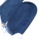 LOUIS VUITTON Bandana Etui Lunet GM Glasses Case Blue GI0764 Auth 131099SAM-10