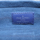 LOUIS VUITTON Bandana Etui Lunet GM Glasses Case Blue GI0764 Auth 131099SAM-11