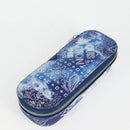LOUIS VUITTON Bandana Etui Lunet GM Glasses Case Blue GI0764 Auth 131099M-5