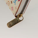 LOUIS VUITTON Monogram Multicolor Zippy Wallet White M60241 LV Auth 131100-8