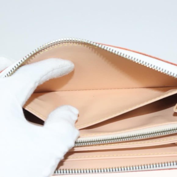 LOUIS VUITTON Monogram Multicolor Zippy Wallet White M60241 LV Auth 131100