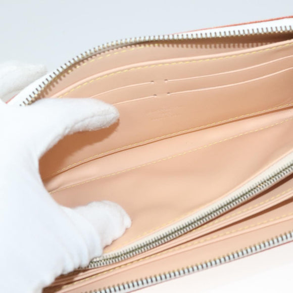 LOUIS VUITTON Monogram Multicolor Zippy Wallet White M60241 LV Auth 131100