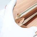 LOUIS VUITTON Monogram Multicolor Zippy Wallet White M60241 LV Auth 131100-22