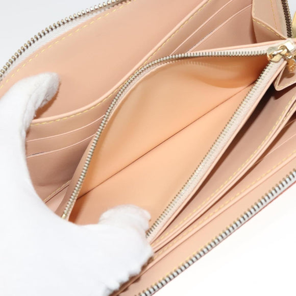 LOUIS VUITTON Monogram Multicolor Zippy Wallet White M60241 LV Auth 131100