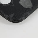 LOUIS VUITTON Eclipse Yayoi Kusama Pochette Cles Coin Purse M81929 Auth 131105M-15