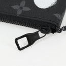 LOUIS VUITTON Eclipse Yayoi Kusama Pochette Cles Coin Purse M81929 Auth 131105M-9