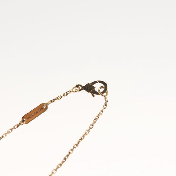 Van Cleef & Arpels Malachite Vintage Alhambra Necklace 18K gold 750 Auth 131108M