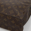 LOUIS VUITTON Monogram Sac Plat Hand Bag M51140 LV Auth 131110-10