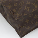 LOUIS VUITTON Monogram Sac Plat Hand Bag M51140 LV Auth 131110-13