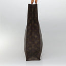 LOUIS VUITTON Monogram Sac Plat Hand Bag M51140 LV Auth 131110-5