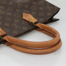 LOUIS VUITTON Monogram Sac Plat Hand Bag M51140 LV Auth 131110-7