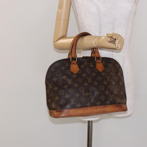 LOUIS VUITTON Monogram Alma Hand Bag M51130 LV Auth 131113