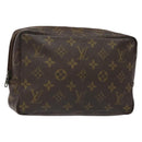 LOUIS VUITTON Monogram Trousse Toilette 23 Clutch Bag M47524 LV Auth 131117-1