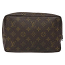 LOUIS VUITTON Monogram Trousse Toilette 23 Clutch Bag M47524 LV Auth 131117-2