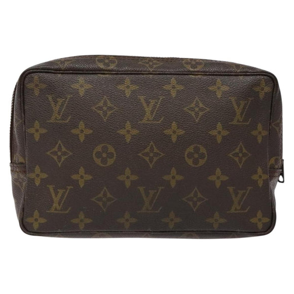 LOUIS VUITTON Monogram Trousse Toilette 23 Clutch Bag M47524 LV Auth 131117