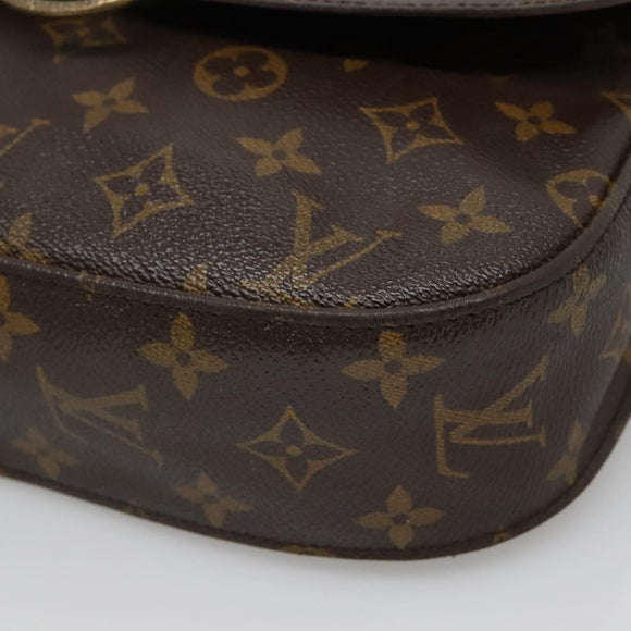 LOUIS VUITTON Monogram Saint Cloud GM Shoulder Bag M51242 LV Auth 131119