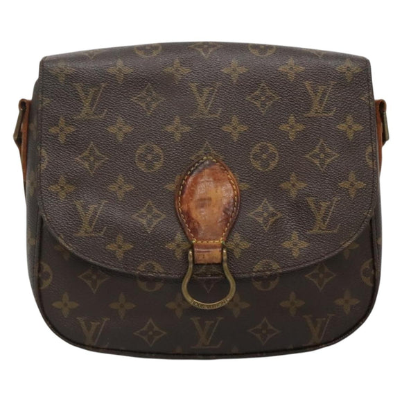 LOUIS VUITTON Monogram Saint Cloud GM Shoulder Bag M51242 LV Auth 131119