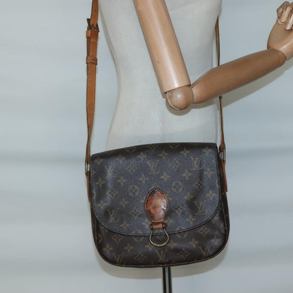 LOUIS VUITTON Monogram Saint Cloud GM Shoulder Bag M51242 LV Auth 131119