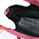 CHANEL Shoulder Bag Suede Pink Gold CC Auth 131120-20