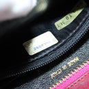 CHANEL Shoulder Bag Suede Pink Gold CC Auth 131120-11