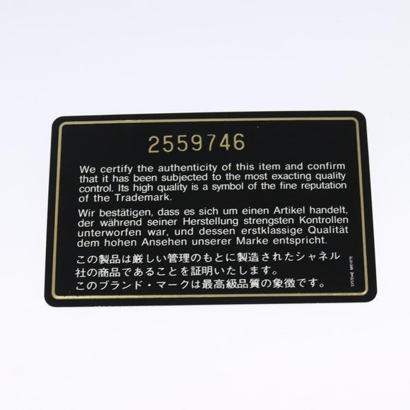 CHANEL Shoulder Bag Suede Pink Gold CC Auth 131120