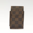 LOUIS VUITTON Damier Ebene Etui Cigarette Case 3Set N63024 LV Auth 131126-10