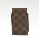 LOUIS VUITTON Damier Ebene Etui Cigarette Case 3Set N63024 LV Auth 131126-11