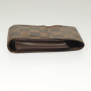LOUIS VUITTON Damier Ebene Etui Cigarette Case 3Set N63024 LV Auth 131126-12