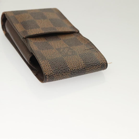 LOUIS VUITTON Damier Ebene Etui Cigarette Case 3Set N63024 LV Auth 131126