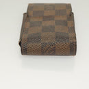 LOUIS VUITTON Damier Ebene Etui Cigarette Case 3Set N63024 LV Auth 131126-14