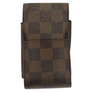 LOUIS VUITTON Damier Ebene Etui Cigarette Case 3Set N63024 LV Auth 131126-2