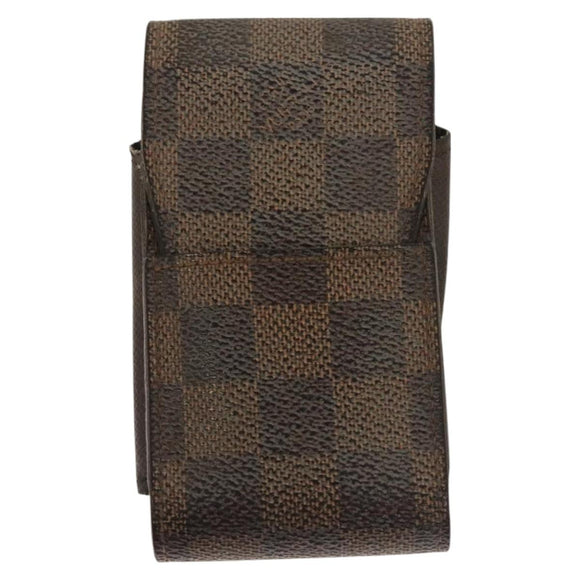 LOUIS VUITTON Damier Ebene Etui Cigarette Case 3Set N63024 LV Auth 131126