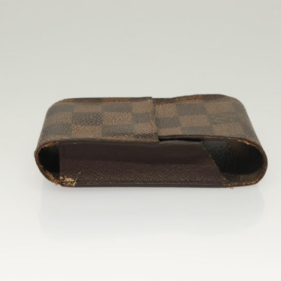 LOUIS VUITTON Damier Ebene Etui Cigarette Case 3Set N63024 LV Auth 131126