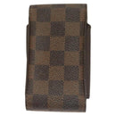 LOUIS VUITTON Damier Ebene Etui Cigarette Case 3Set N63024 LV Auth 131126-3