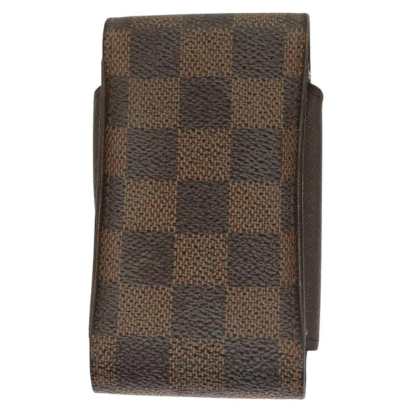 LOUIS VUITTON Damier Ebene Etui Cigarette Case 3Set N63024 LV Auth 131126
